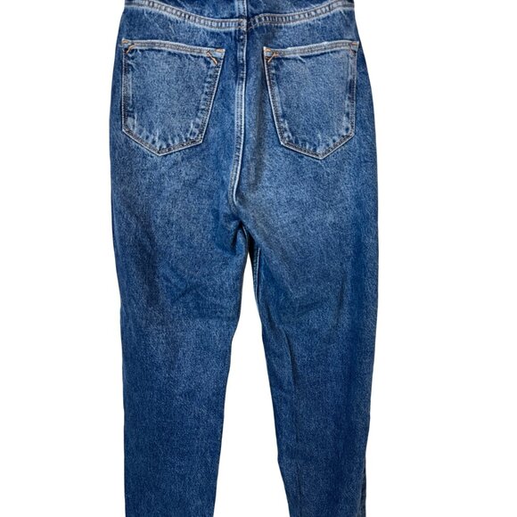 Vintage Zara Size 0 High-Waisted Blue Denim Jeans - Picture 6 of 11